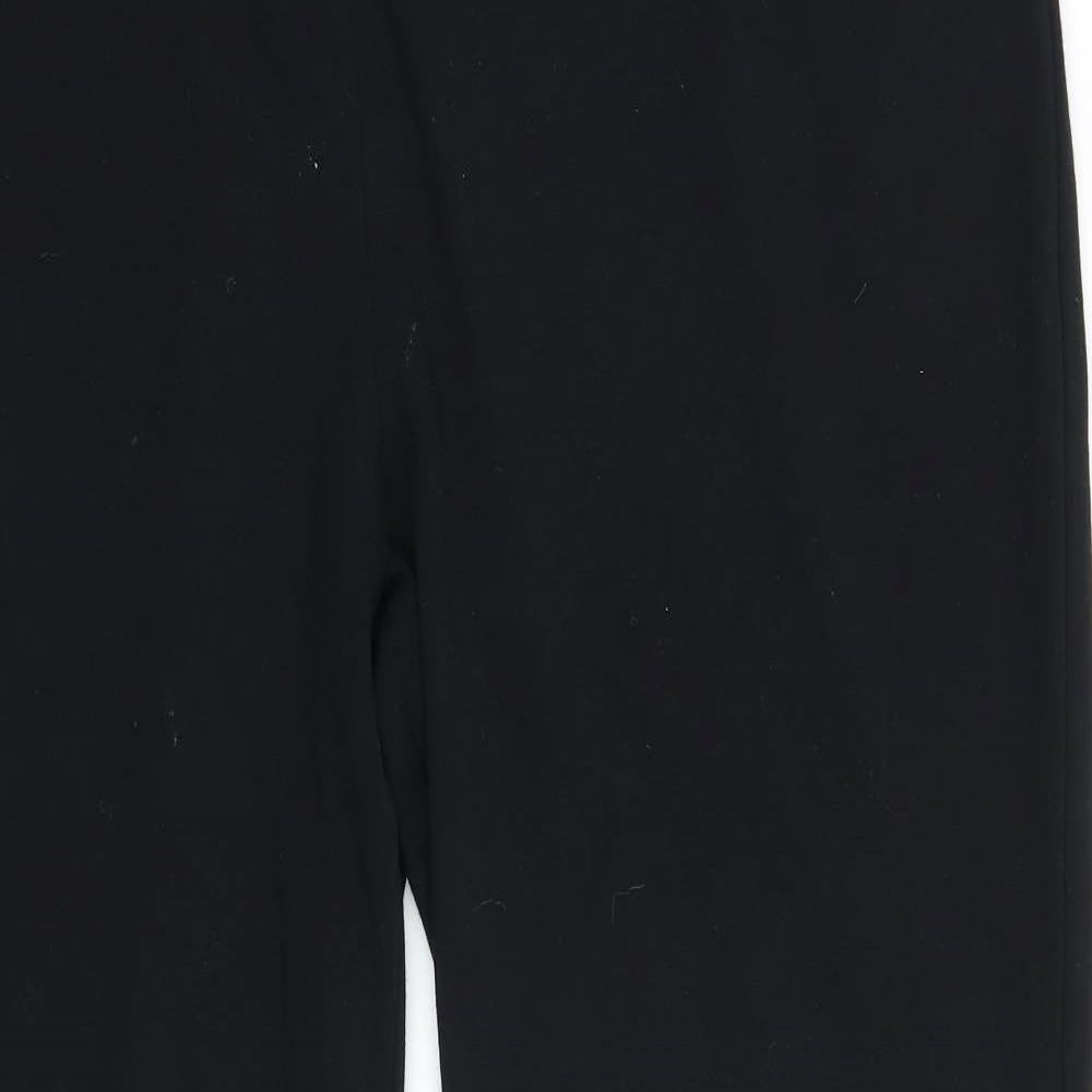 Marks and Spencer Womens Black   Trousers  Size 18 L27 in