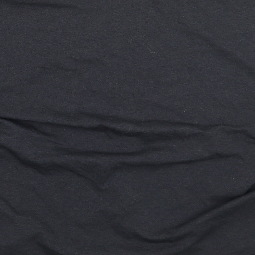 All saints Womens Grey Animal Print  Basic T-Shirt Size S