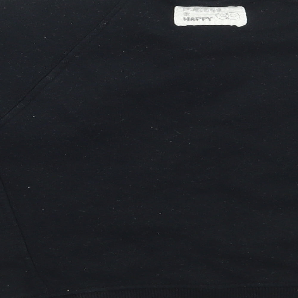 Zara Girls Black   Pullover Jumper Size 2-3 Years