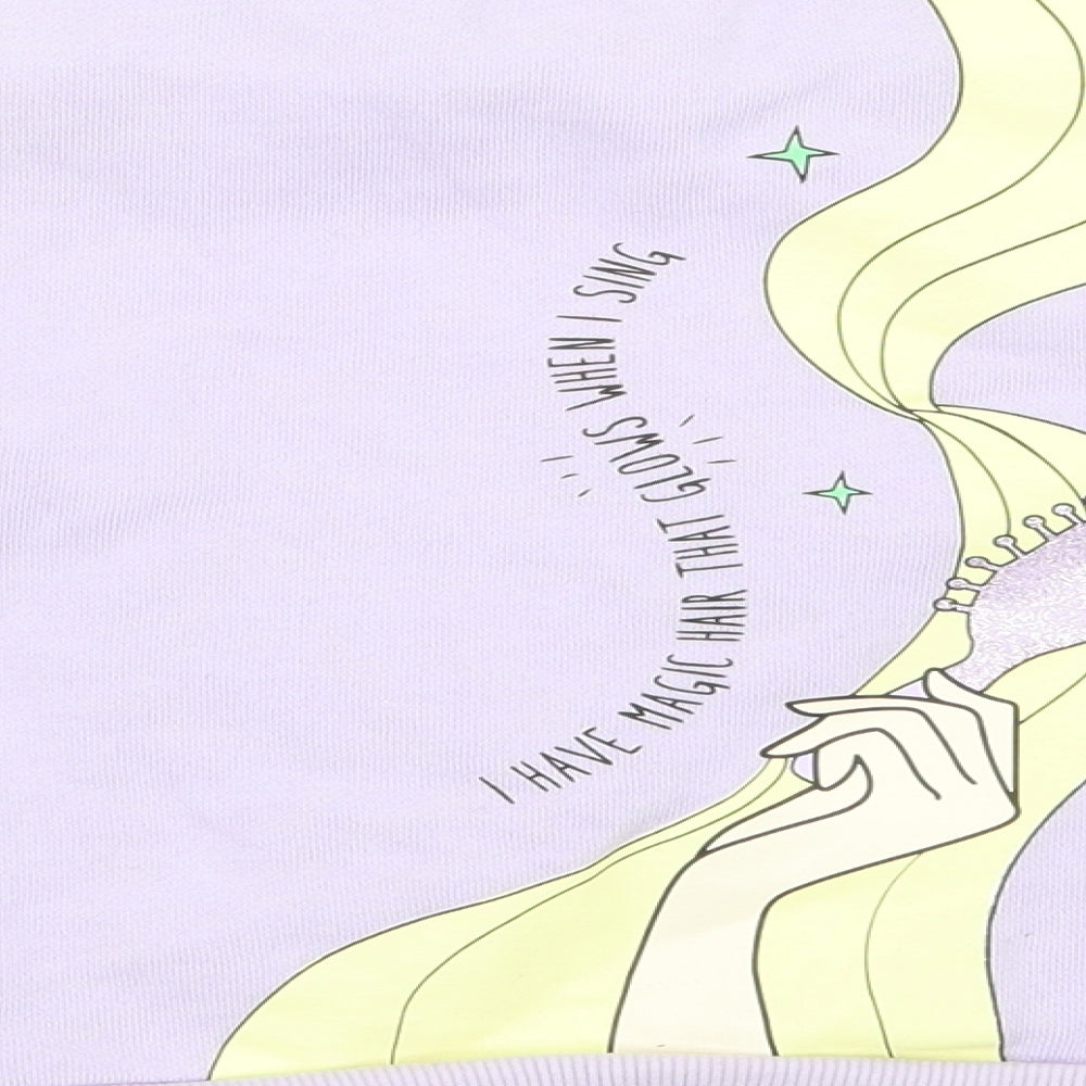 George Girls Purple   Pullover Jumper Size 3-4 Years