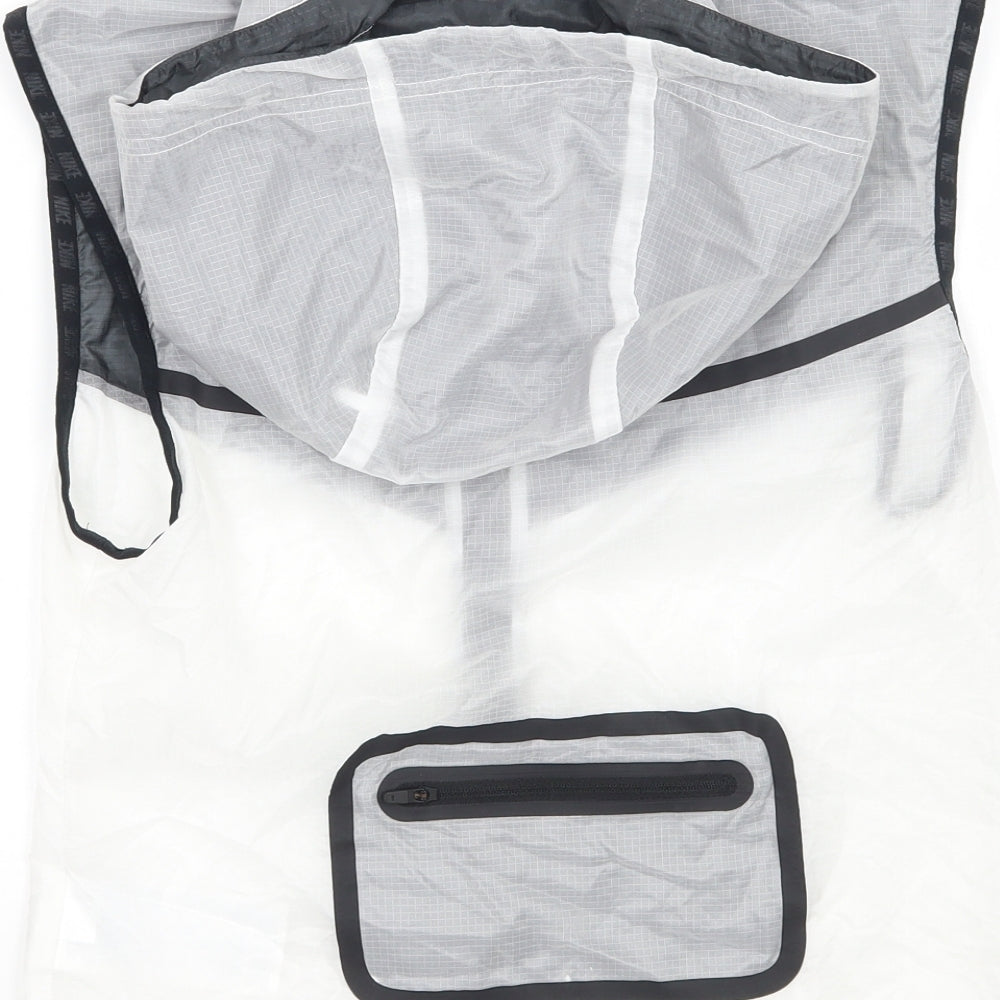 Nike Womens White   Gilet Coat Size XS