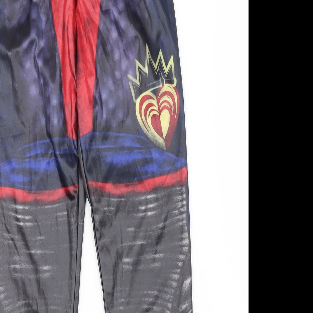 Disney Girls Black   Jegging Trousers Size 7-8 Years