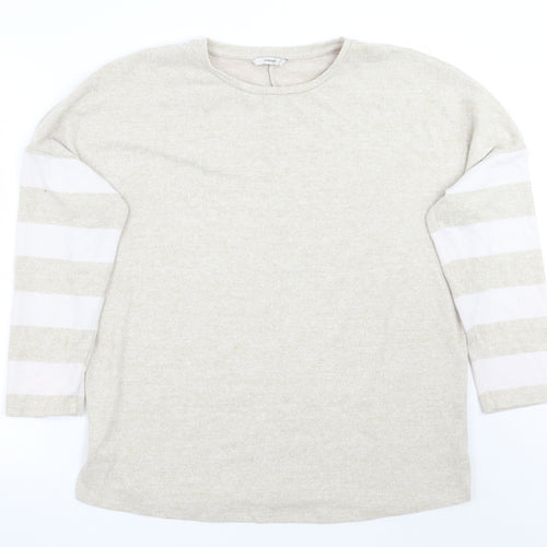 George Womens Beige   Pullover Jumper Size L