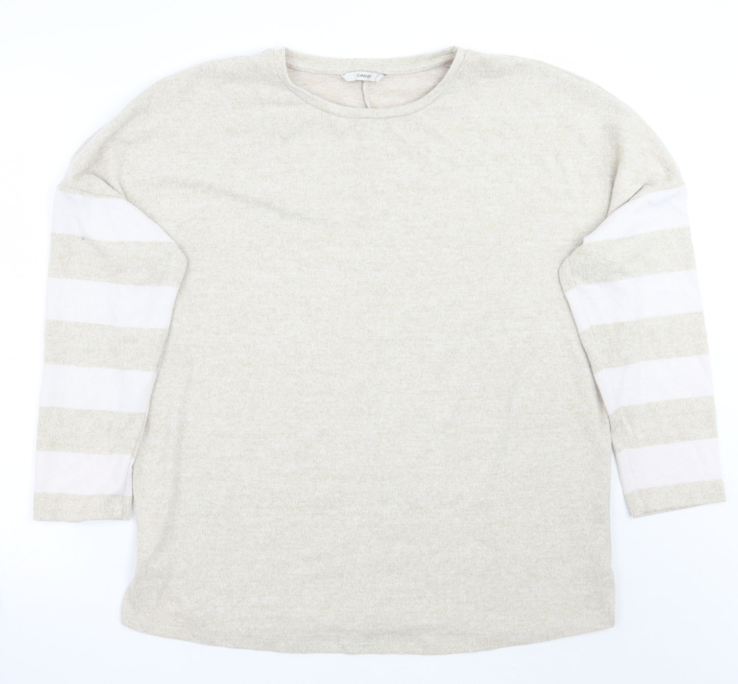 George Womens Beige   Pullover Jumper Size L