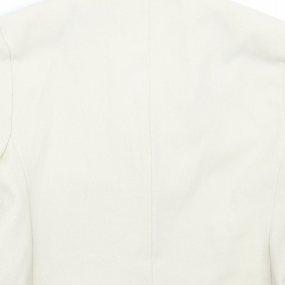 Miss Sukkmani Womens Beige   Jacket Blazer Size 14