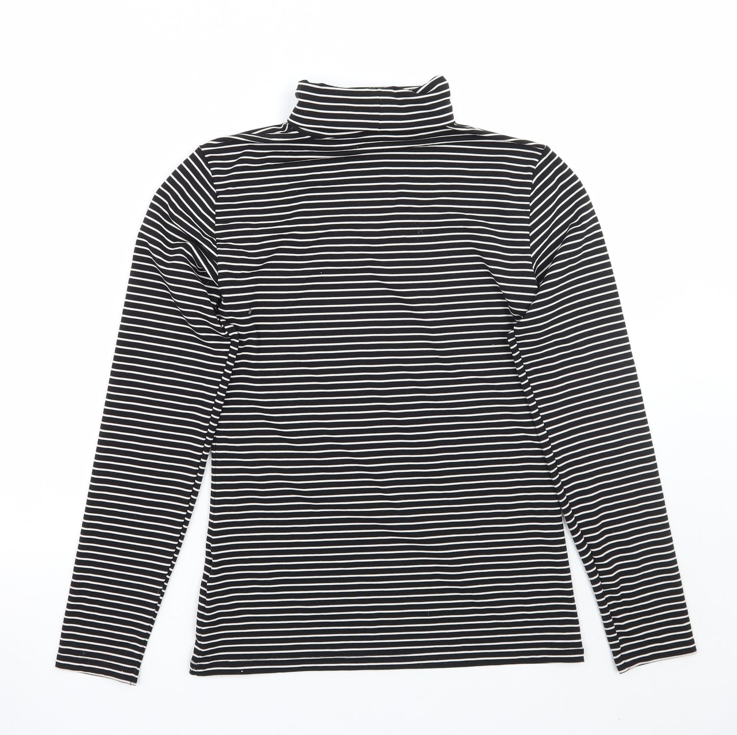 Uniqlo Womens Black Striped  Basic T-Shirt Size S