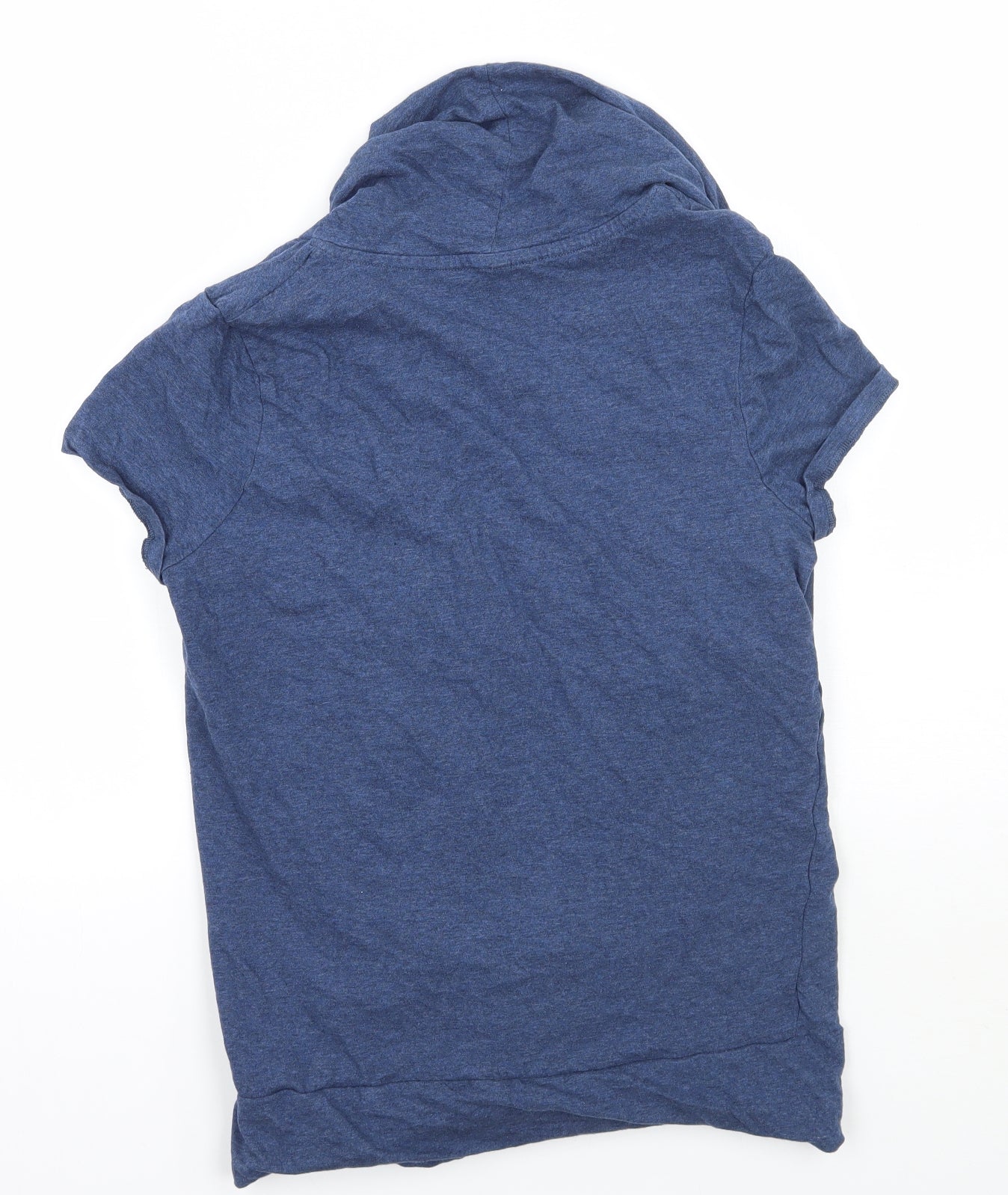 Marks and Spencer Womens Blue Striped  Basic T-Shirt Size 14