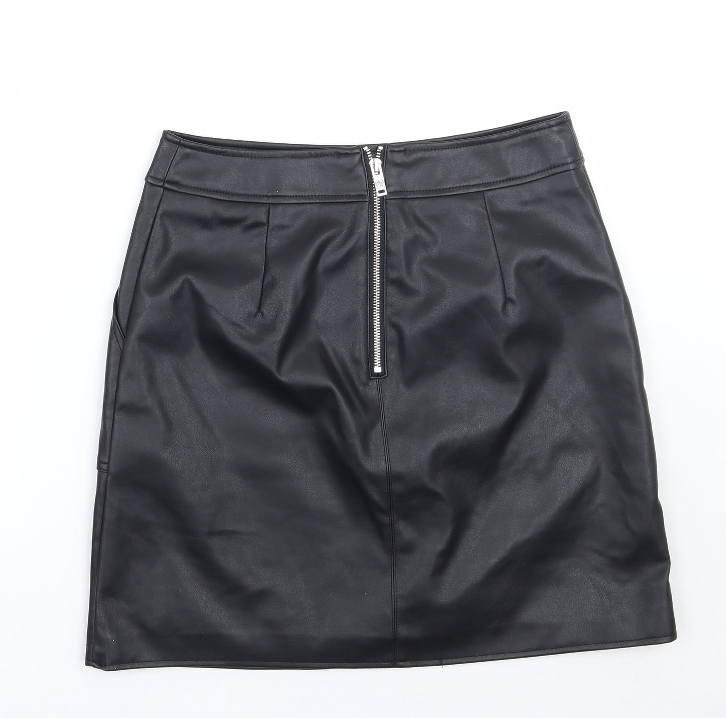 Warehouse Womens Black   A-Line Skirt Size 10