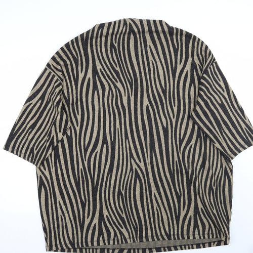 TU Womens Brown Animal Print  Jumper Dress  Size 24