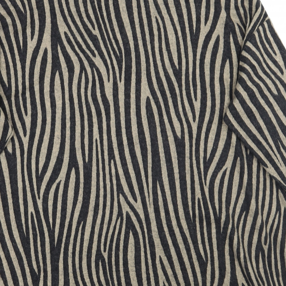 TU Womens Brown Animal Print  Jumper Dress  Size 24