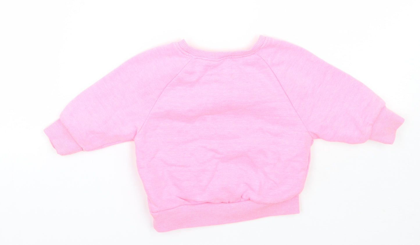 NEXT Girls Pink   Pullover Jumper Size 3-6 Months