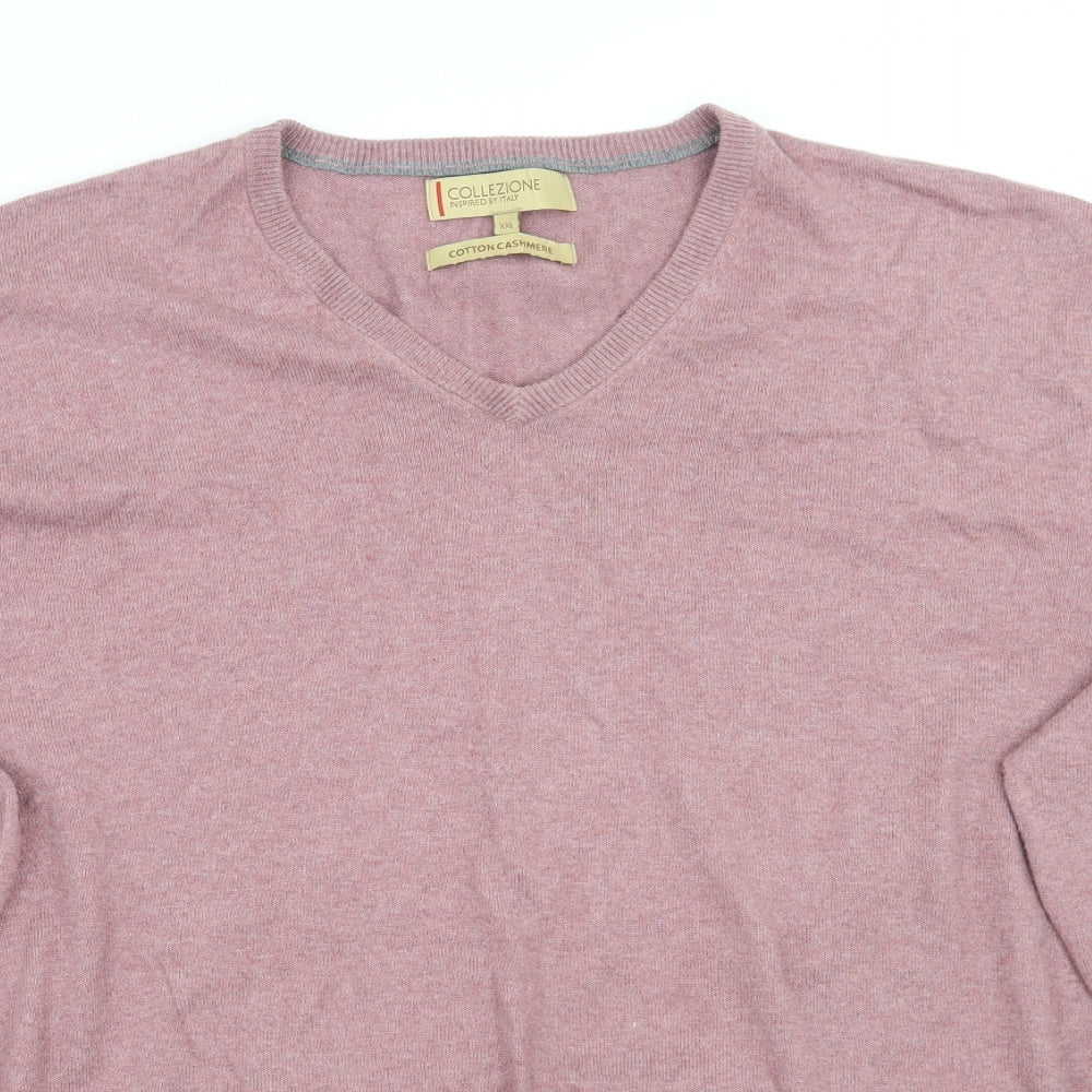 Marks and Spencer Mens Pink   Pullover Jumper Size 3XL