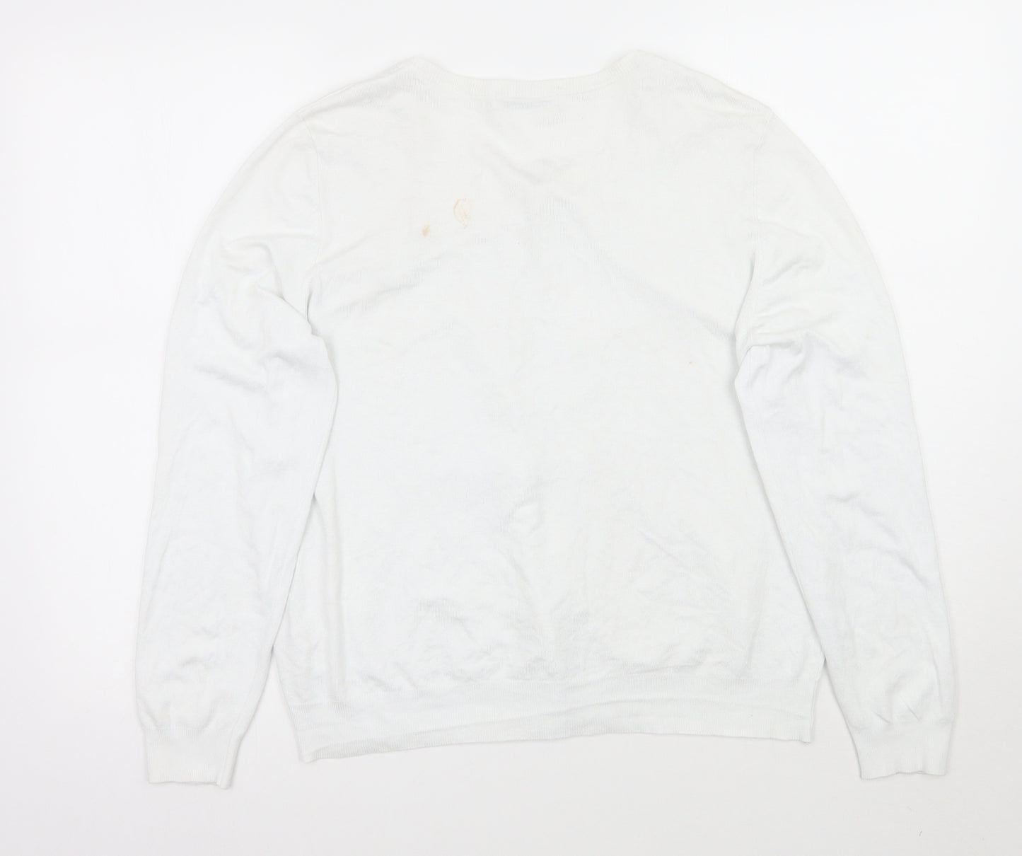 George Womens White   Cardigan Jumper Size 16