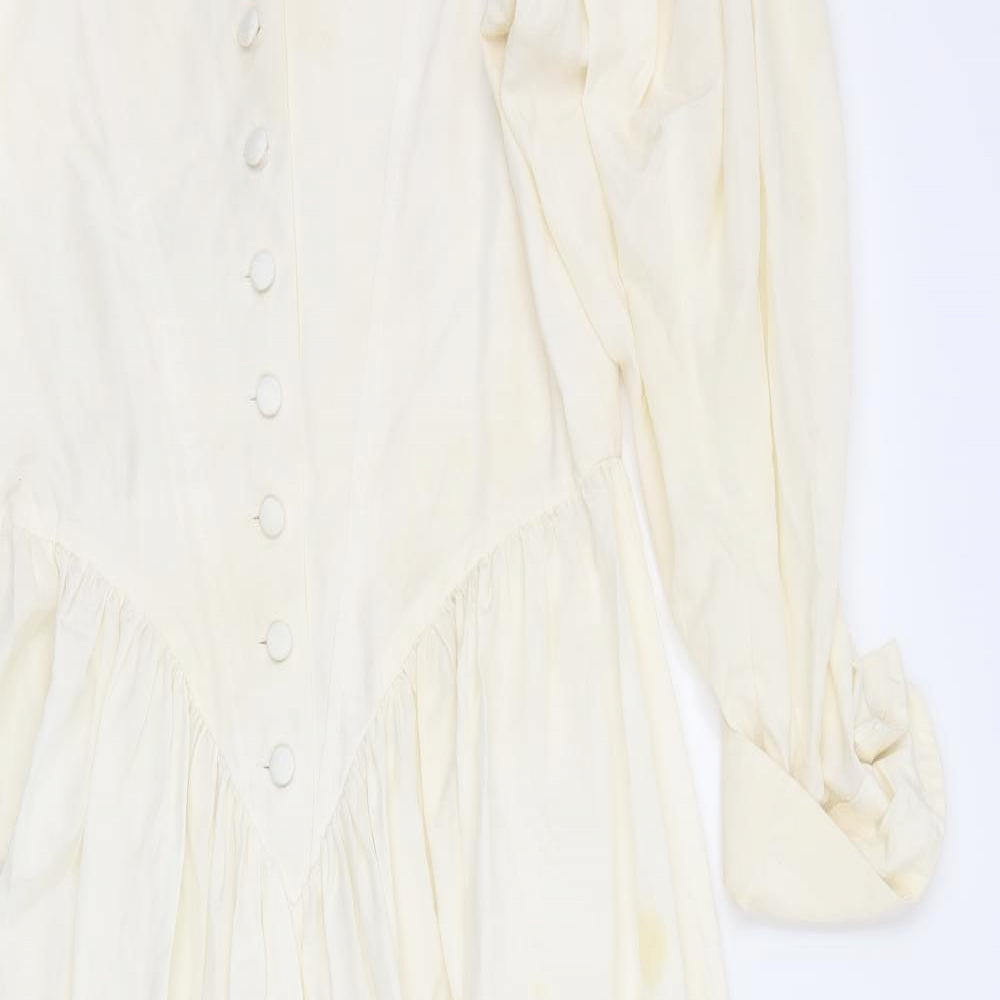 Preworn Womens Ivory   A-Line  Size 14