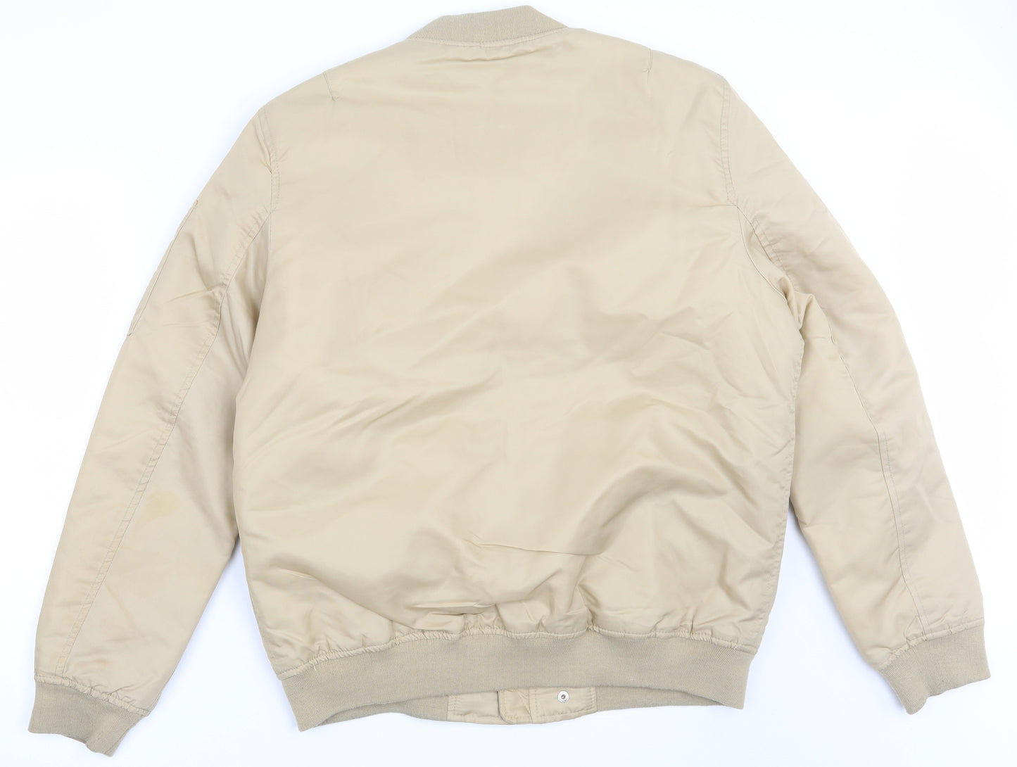 Brave Soul Mens Beige   Jacket Coat Size L