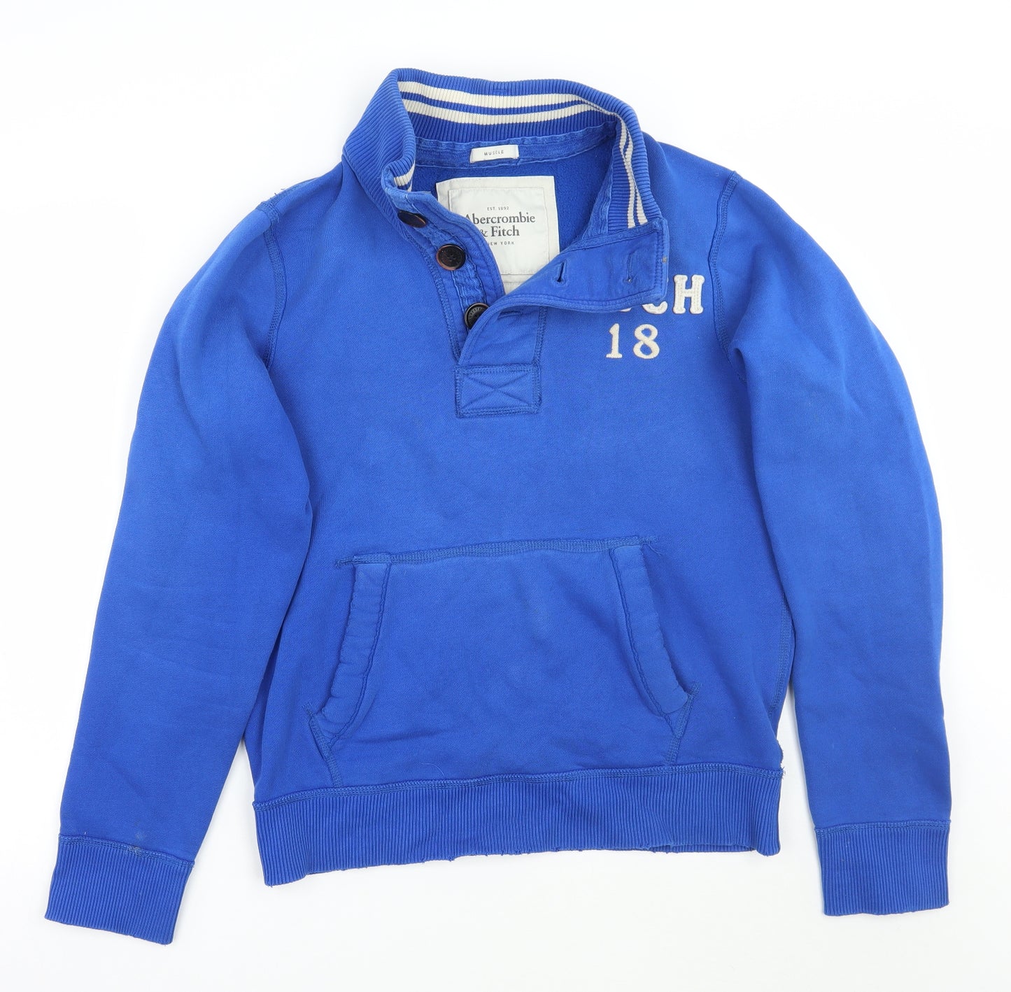 Abercrombie & Fitch Mens Blue   Pullover Jumper Size L