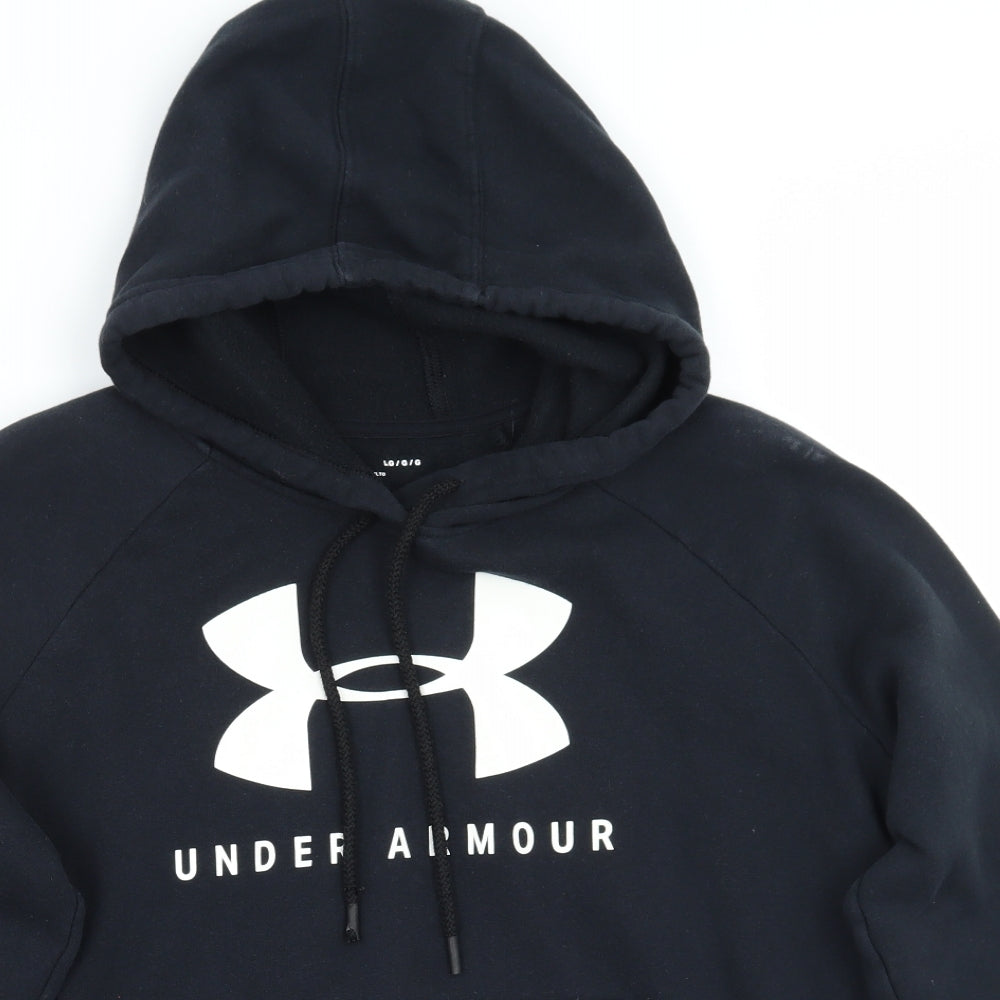 Under armour Mens Black   Pullover Hoodie Size L