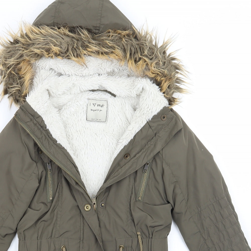 NEXT Girls Green   Jacket Coat Size 7 Years