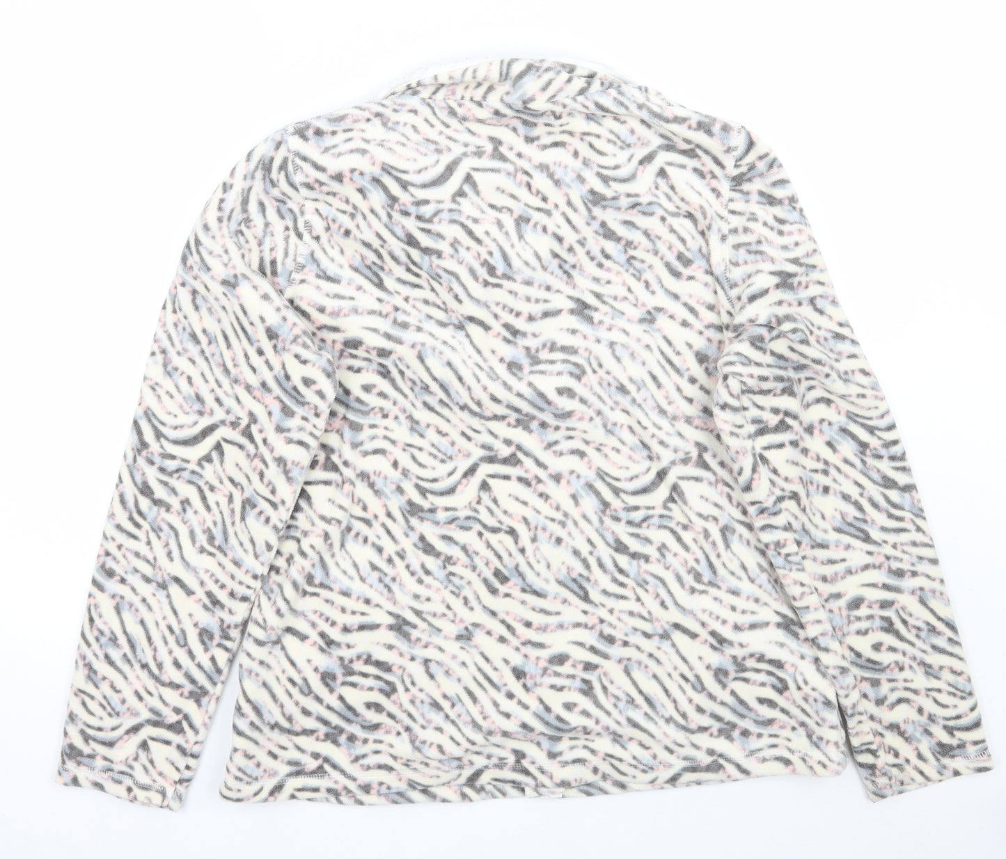 F&F Womens White Animal Print  Jacket Coat Size 18