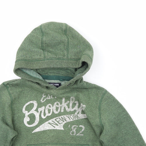 NEXT Boys Green   Pullover Hoodie Size 7 Years