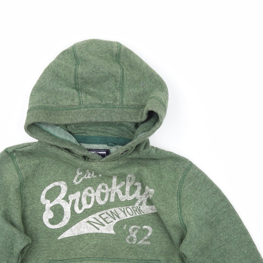 NEXT Boys Green   Pullover Hoodie Size 7 Years