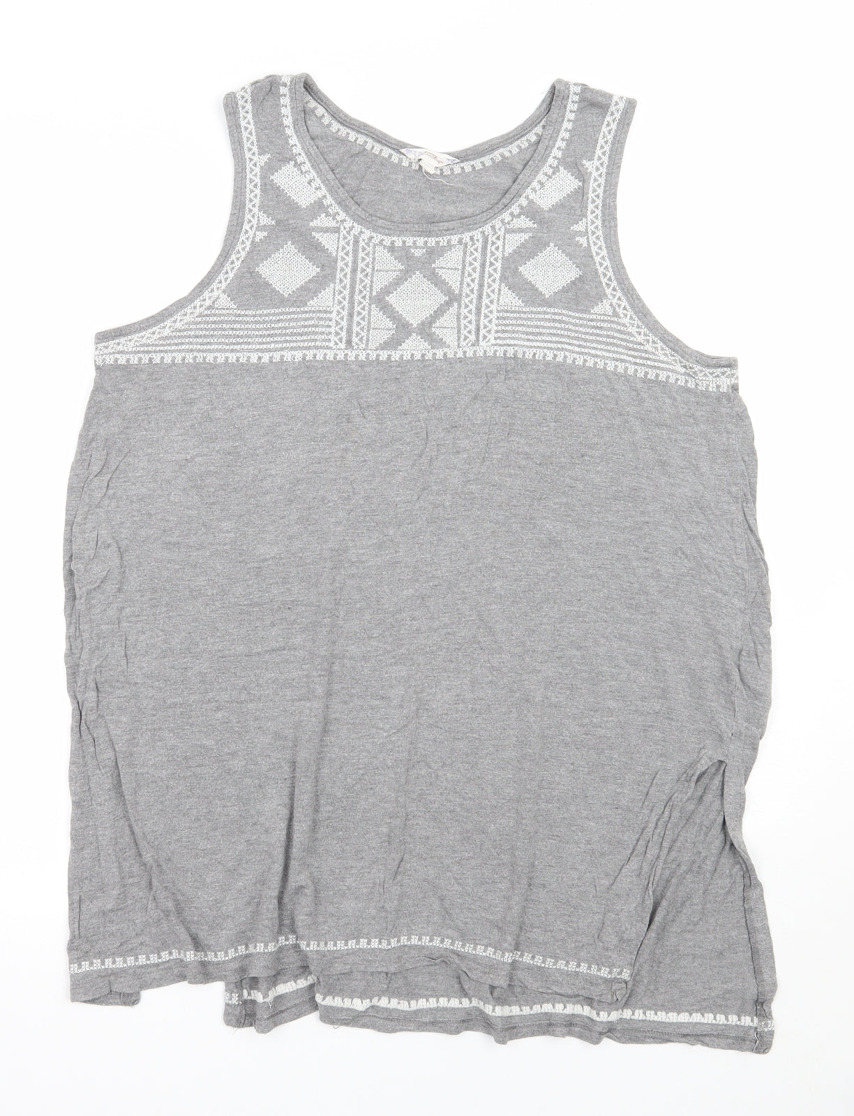 Falmer Heritage Womens Grey   Basic Tank Size 14