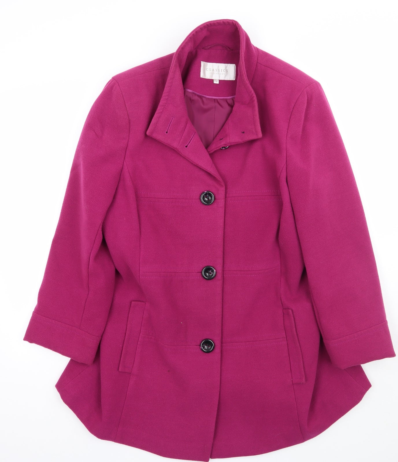 Debenhams Womens Pink   Jacket Coat Size 18
