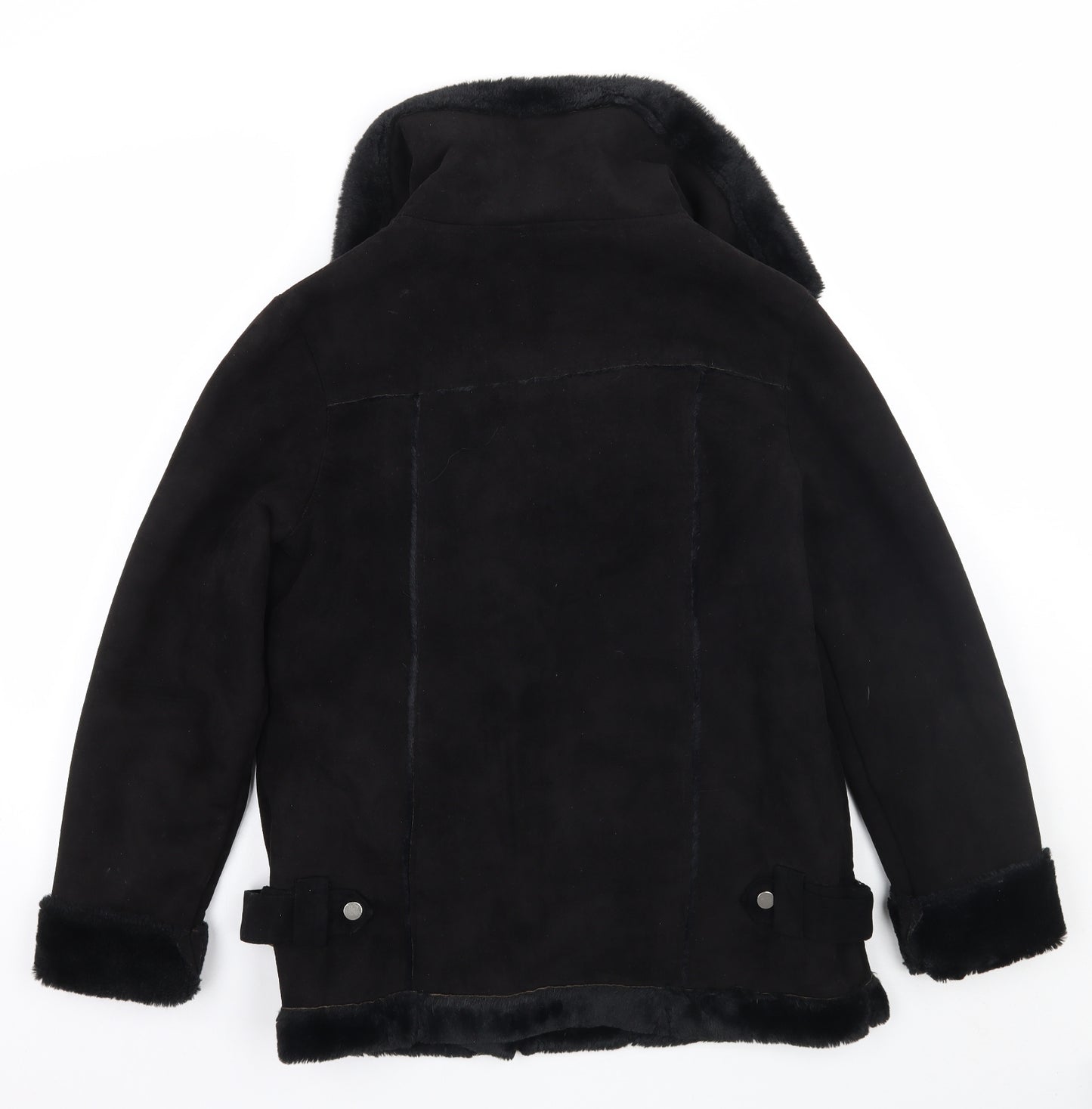 Beyou Womens Black   Jacket Coat Size 14