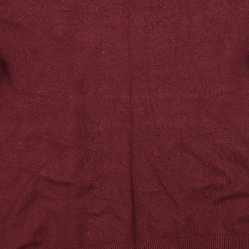 Primark Womens Red   Cardigan Jumper Size 14