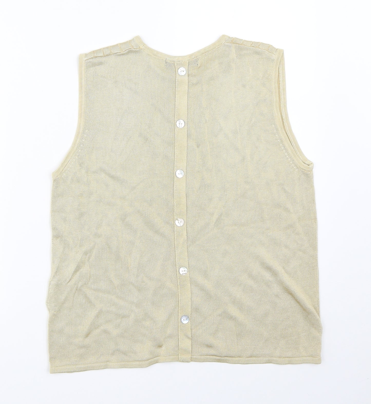 HONEY Womens Beige   Basic Tank Size M