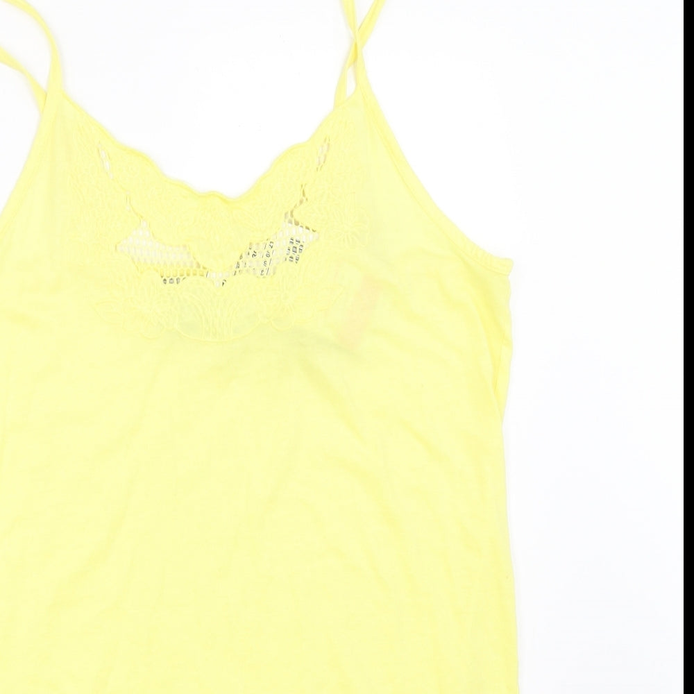 Zara Womens Yellow   Camisole Tank Size L