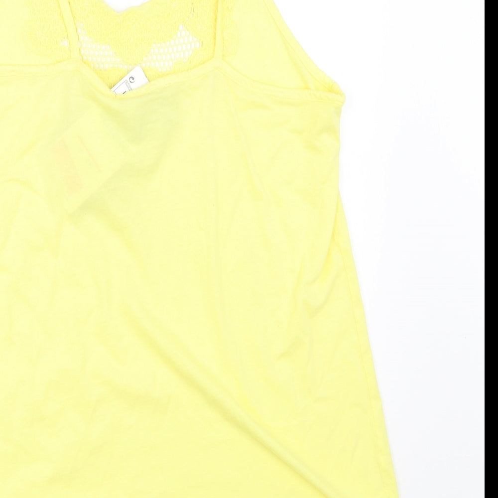 Zara Womens Yellow   Camisole Tank Size L