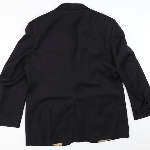 Preworn Mens Black   Jacket Blazer Size 42