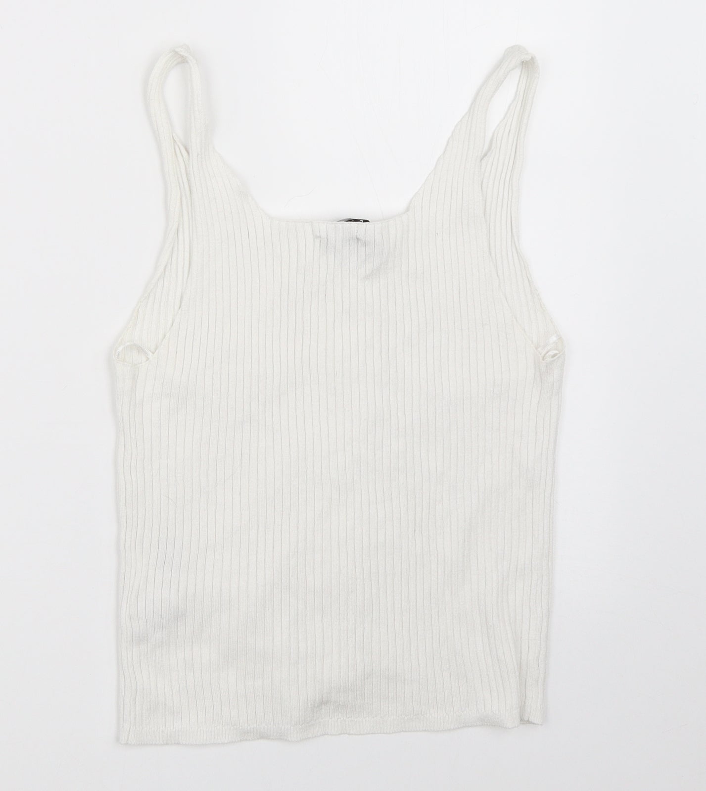 New Look Womens Ivory   Basic Tank Size 10