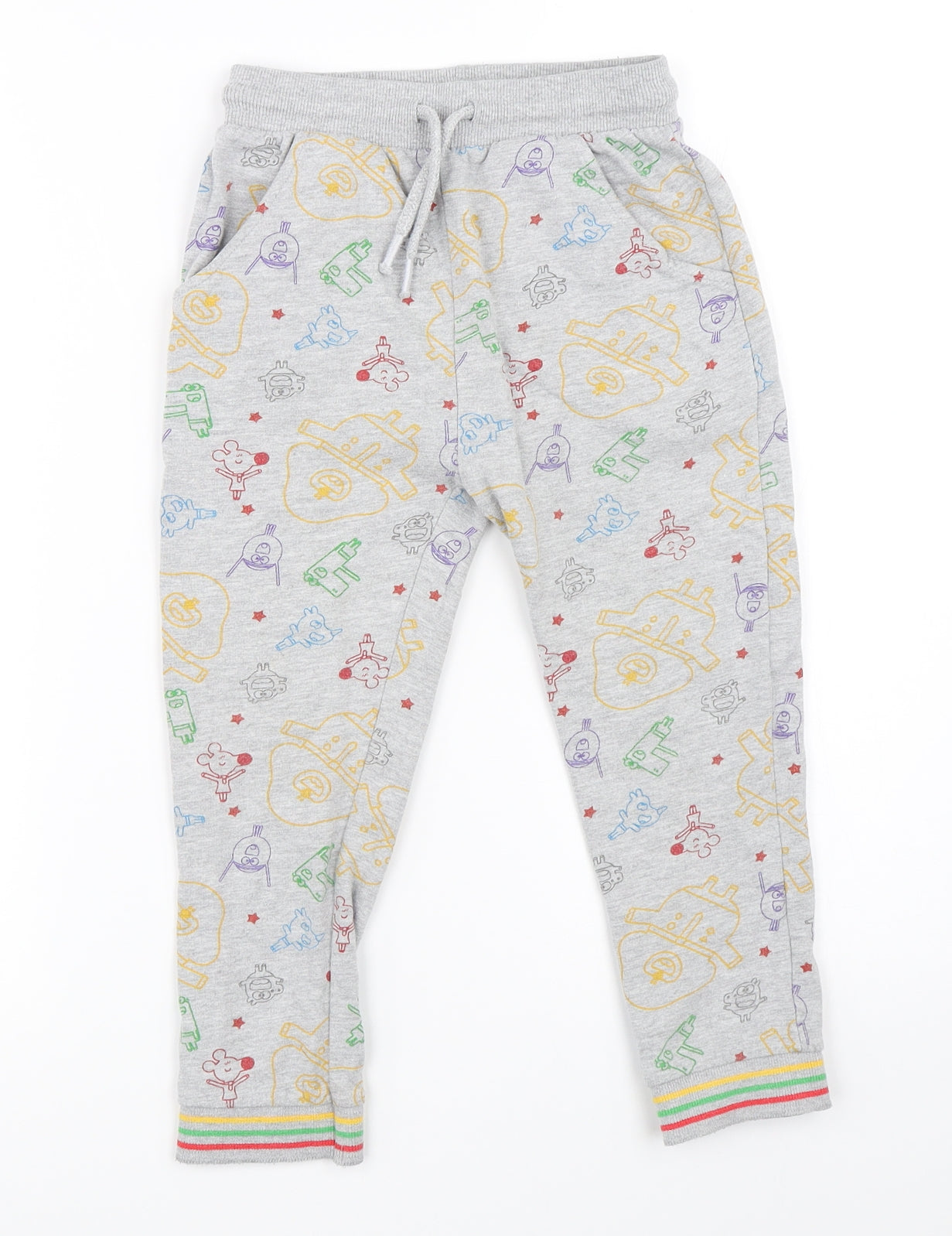 George Boys Grey   Jogger Trousers Size 4-5 Years