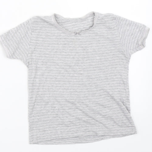 Primark Girls Grey   Basic T-Shirt Size 5-6 Years