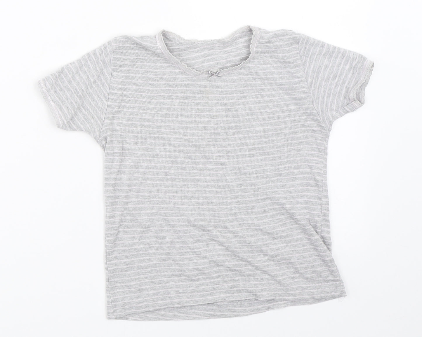 Primark Girls Grey   Basic T-Shirt Size 5-6 Years