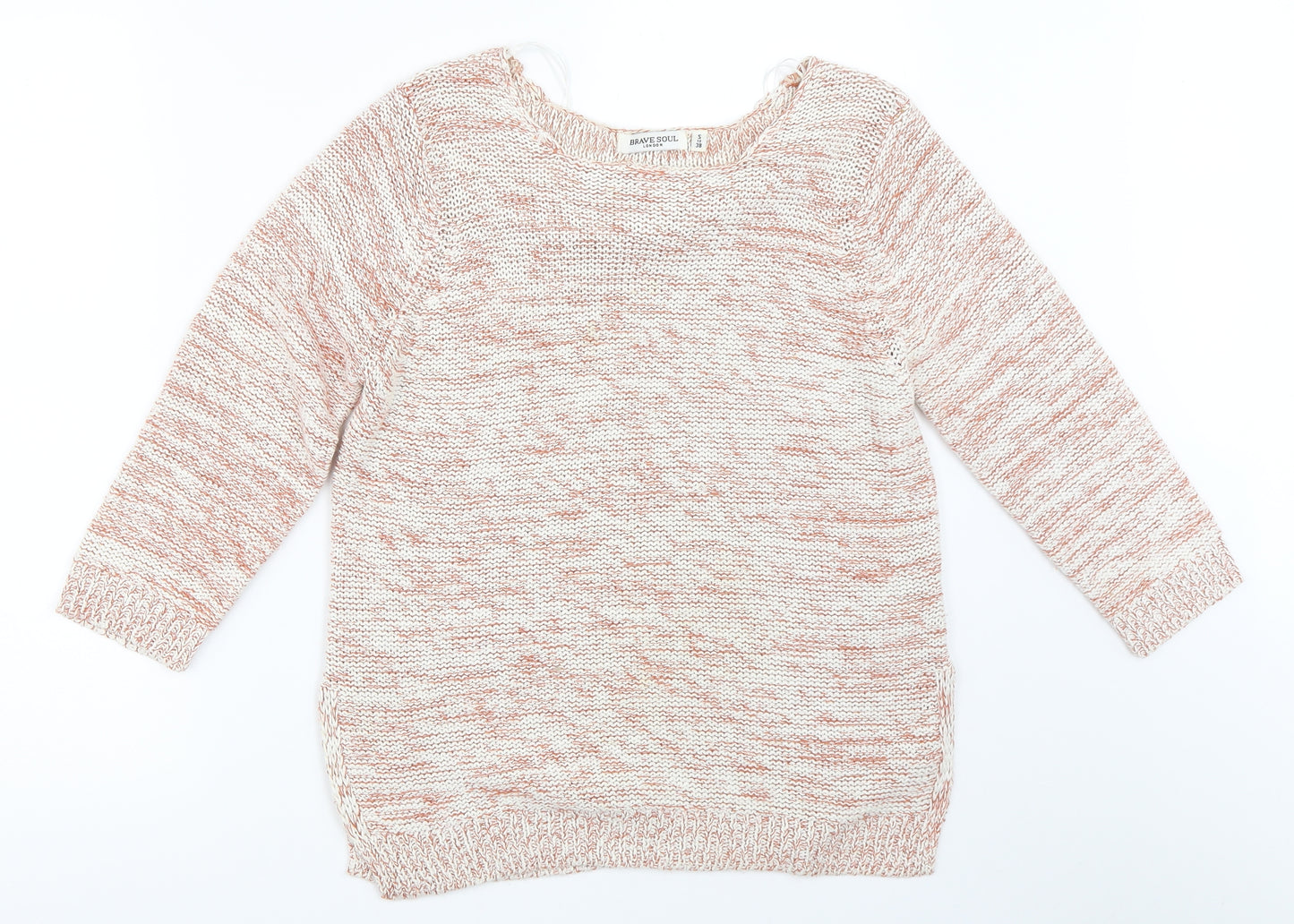 Brave Soul Womens Ivory   Pullover Jumper Size S