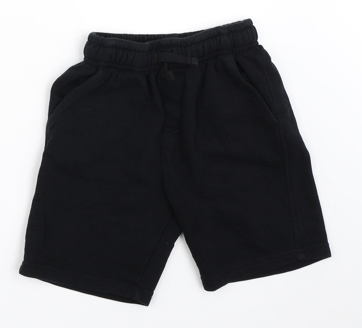 George Boys Black   Sweat Shorts Size 7-8 Years