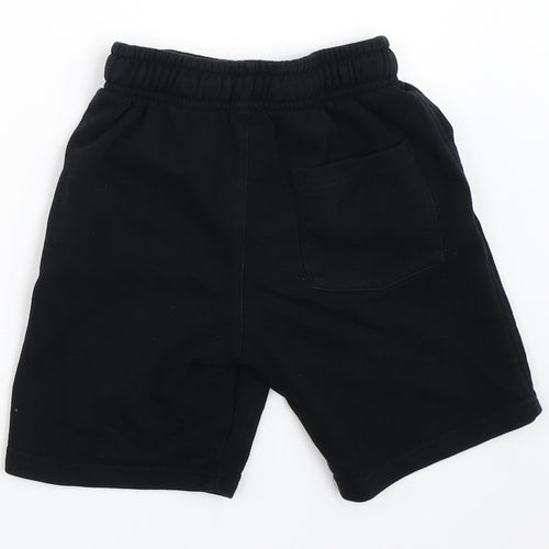 George Boys Black   Sweat Shorts Size 7-8 Years