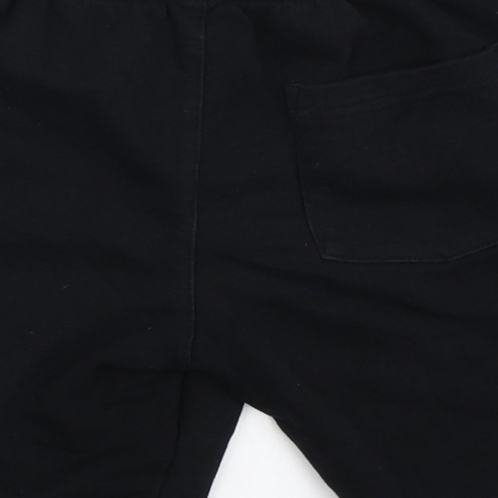 George Boys Black   Sweat Shorts Size 7-8 Years
