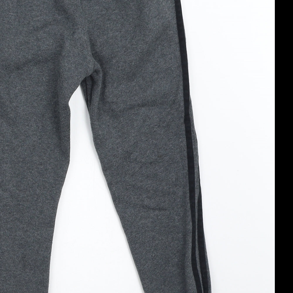 adidas Boys Grey   Jogger Trousers Size 7-8 Years