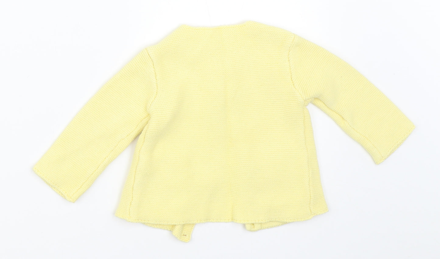 George Girls Yellow   Cardigan Jumper Size 6-9 Months