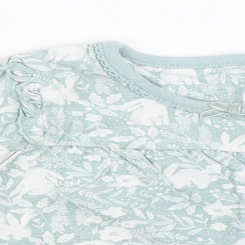 TU Girls Blue   Basic T-Shirt Size 6-9 Months