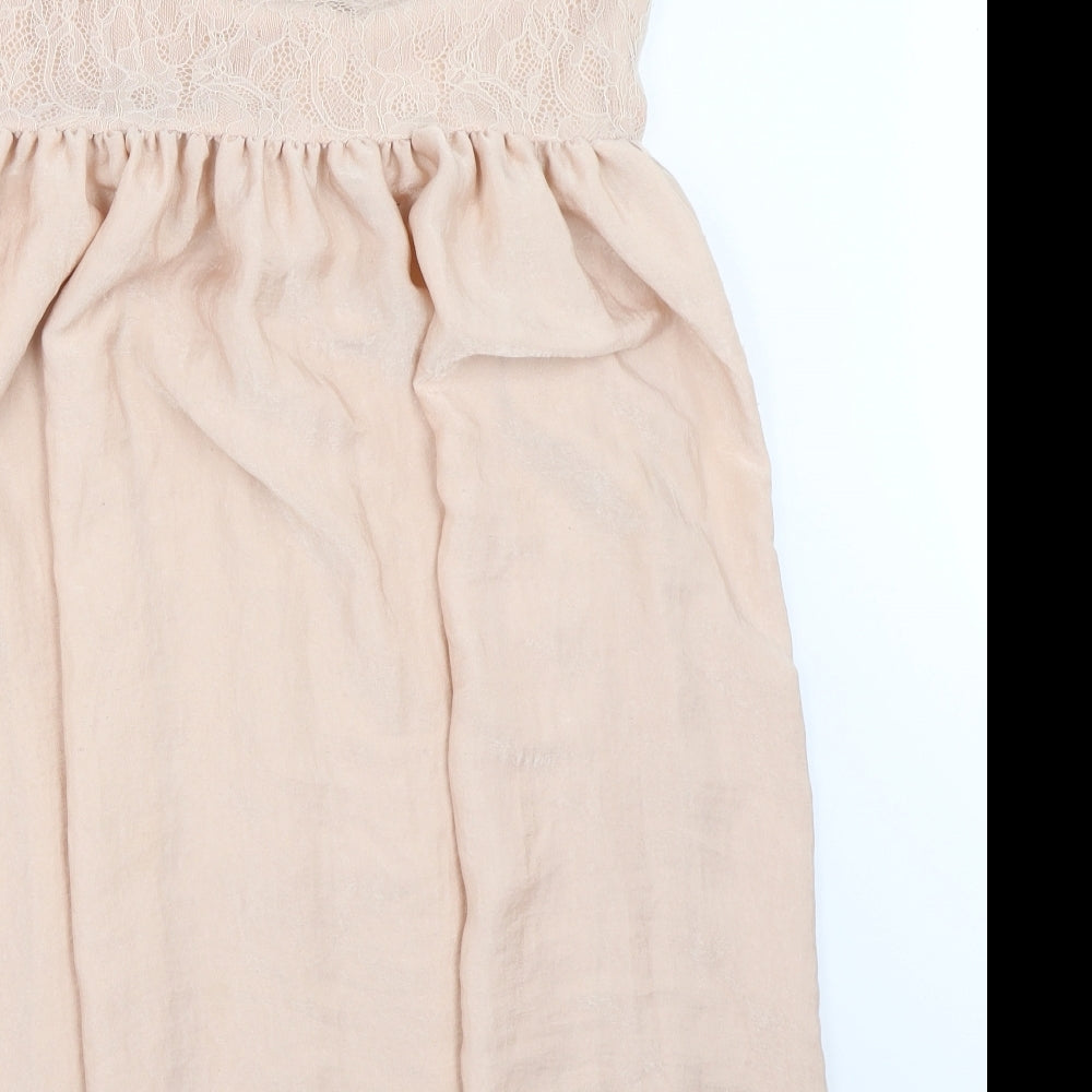 NEXT Womens Beige   Fit & Flare  Size 14