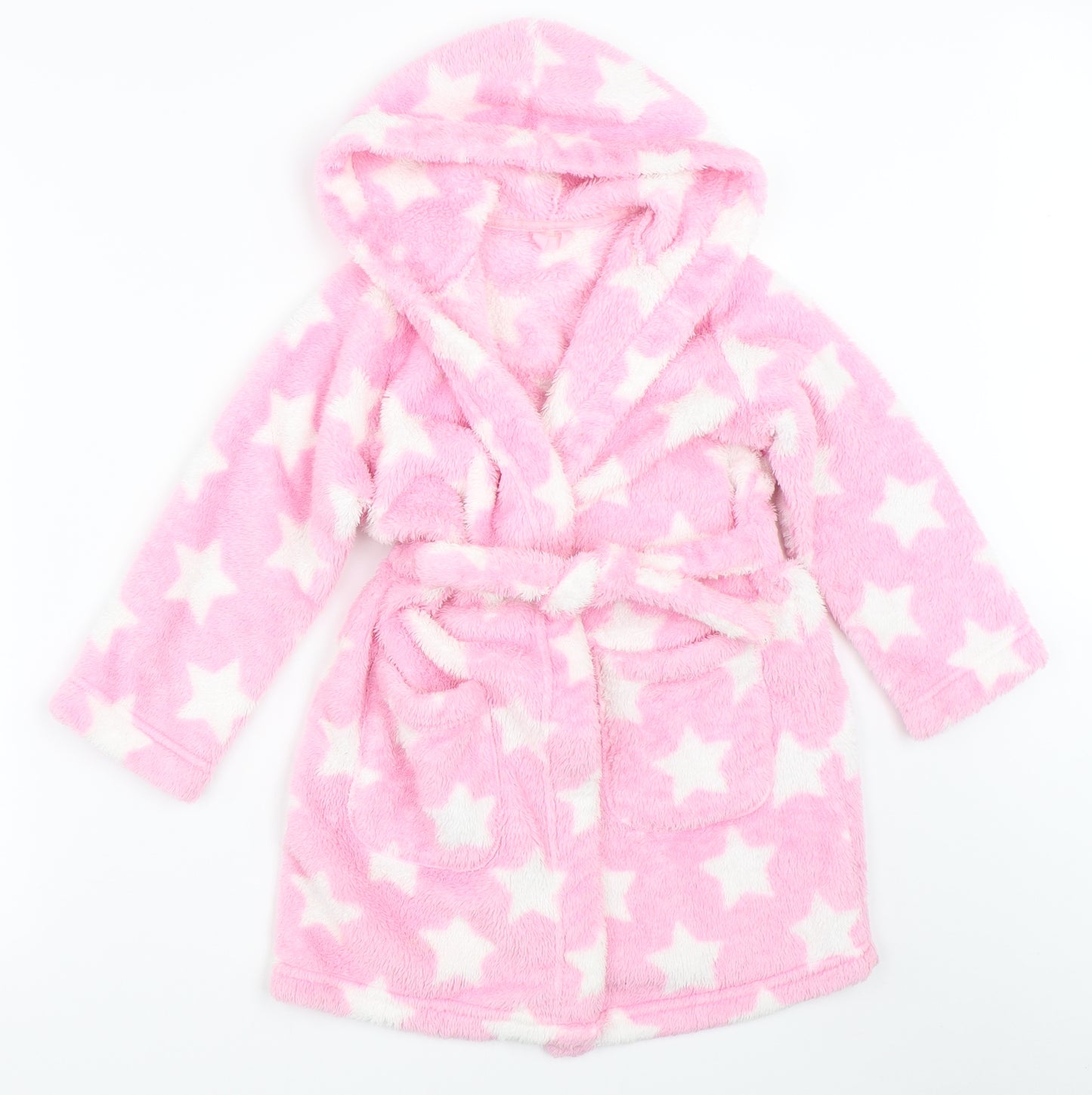 Marks and Spencer Girls Pink Solid  Top Robe Size 4-5 Years