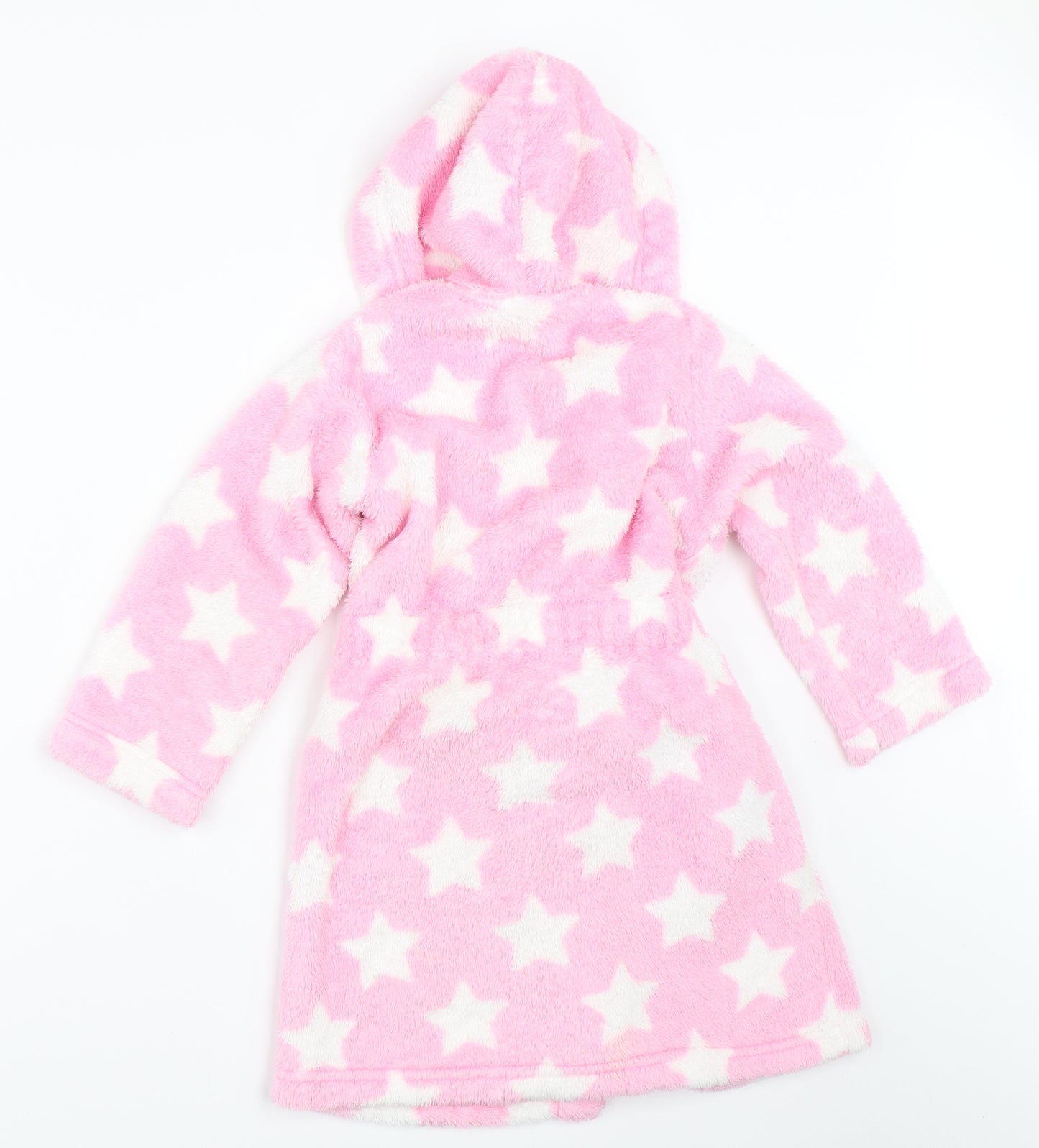 Marks and Spencer Girls Pink Solid  Top Robe Size 4-5 Years