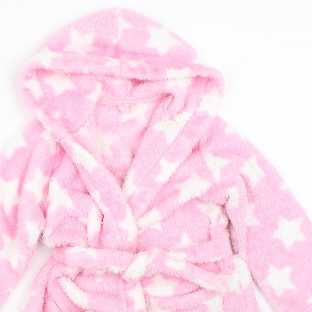 Marks and Spencer Girls Pink Solid  Top Robe Size 4-5 Years