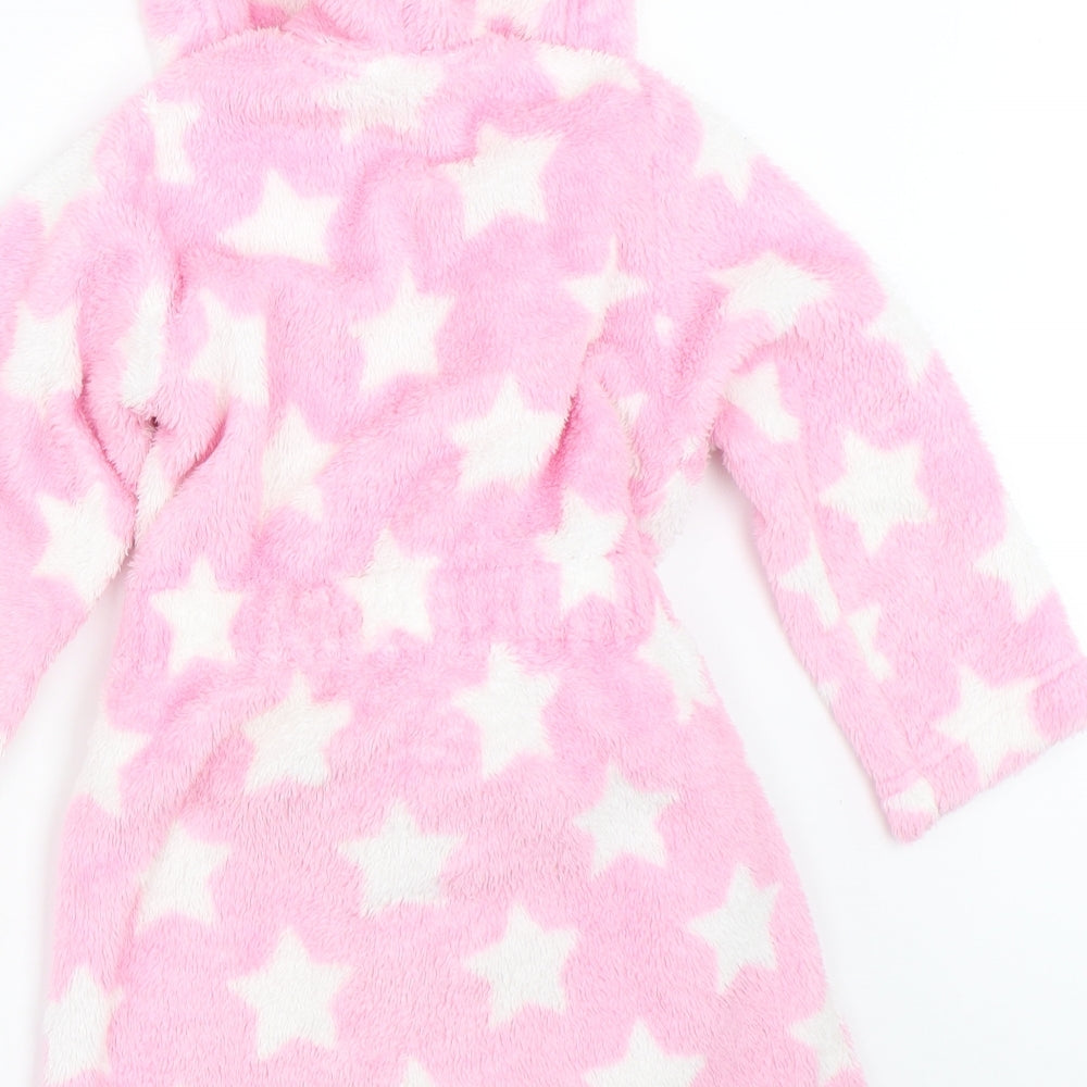 Marks and Spencer Girls Pink Solid  Top Robe Size 4-5 Years