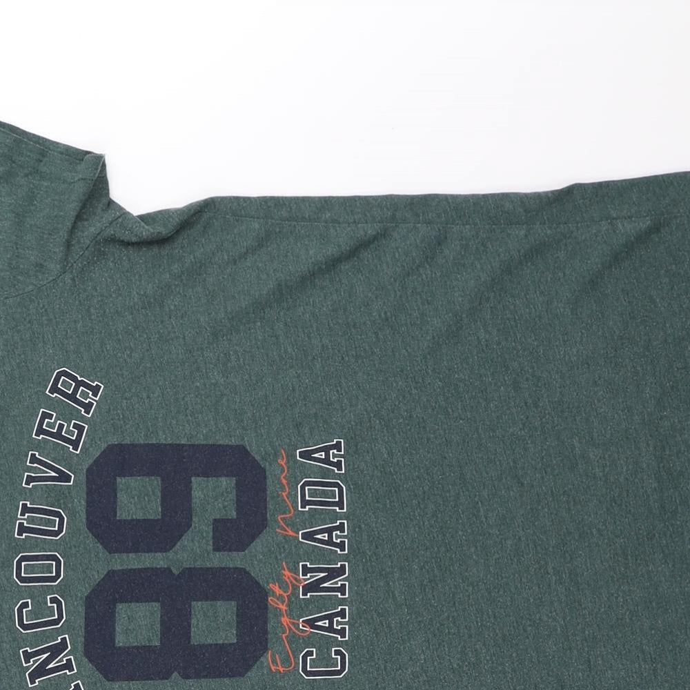 Primark Boys Green   Basic T-Shirt Size 13-14 Years